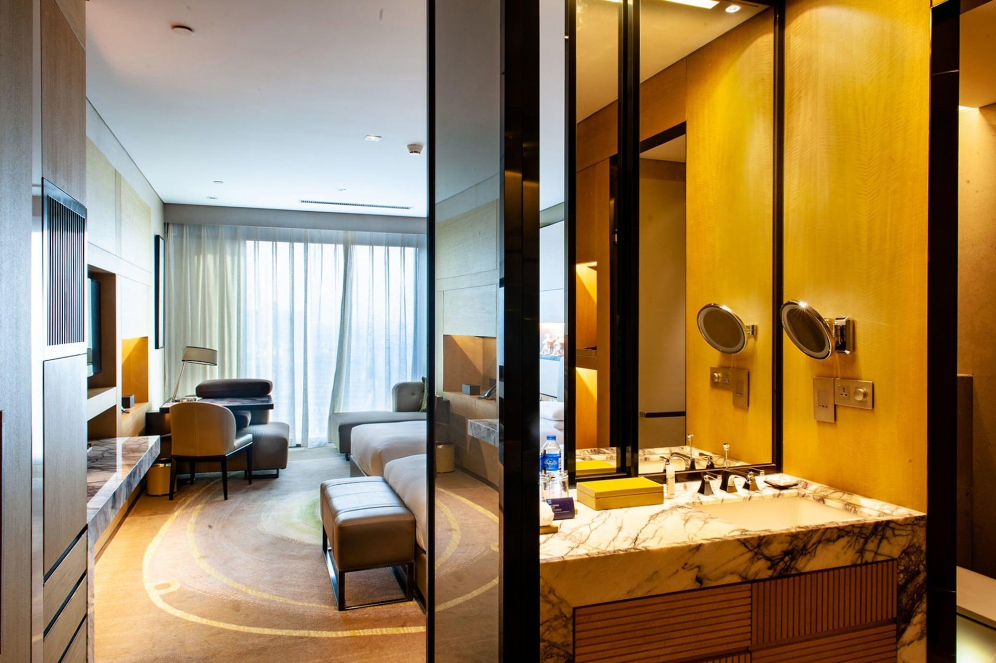 Hotel Hyatt Regency Tianjin East Exterior foto